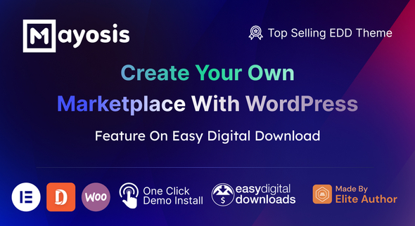 Mayosis v3.1 - Digital Marketplace WordPress Theme
