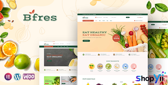 Bfres v1.1.4 - Organic Food WooCommerce Theme