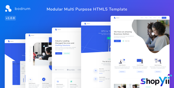 Bodrum v1.0 - Modular Multi Purpose HTML5 Template