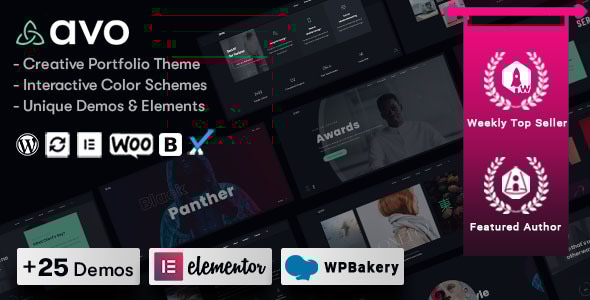 Avo v1.1.3 - Creative Portfolio & Agency WordPress Theme