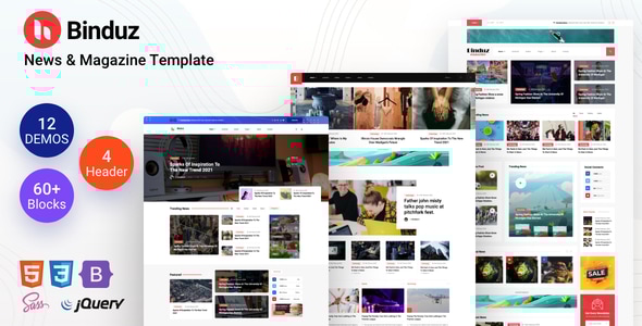 Binduz v1.0 - Newspaper Blog Template