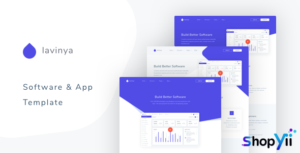 Lavinya v1.0 - Software and App Template