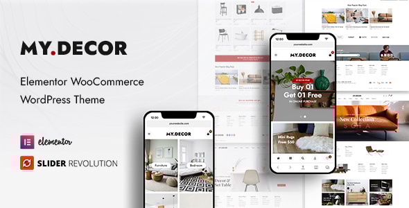 MyDecor v1.0.0 - Elementor WooCommerce WordPress Theme