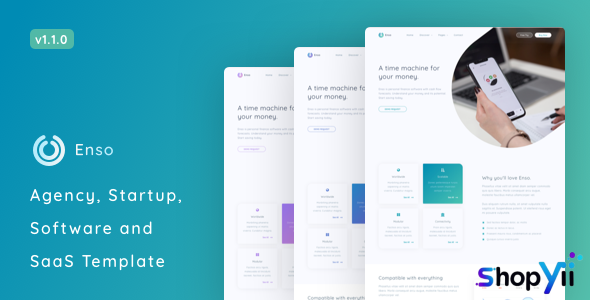 Enso v1.1.0 - Agency, Startup and SaaS Template