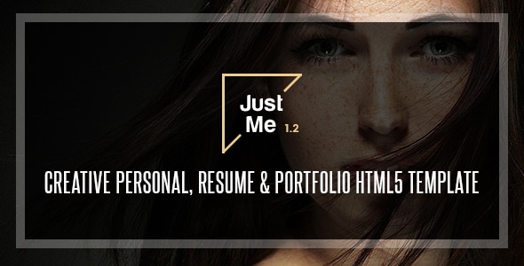 Just Me v1.2 - Creative Personal Resume, vCard & Portfolio HTML5 Template