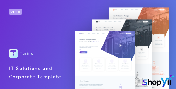 Turing v1.1.0 - IT Solutions and Corporate Template