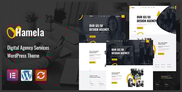 Hamela v1.1.4 - Digital Agency Services WordPress Theme
