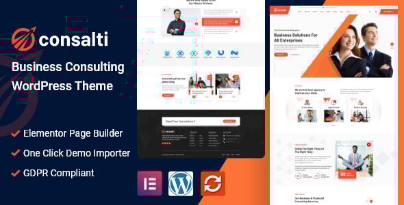 Consalti v1.0.1 - Consultancy & Business WordPress Theme