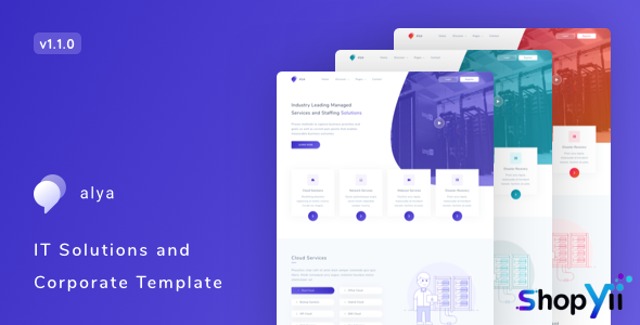 Alya v1.1.0  - IT Solutions and Corporate Template