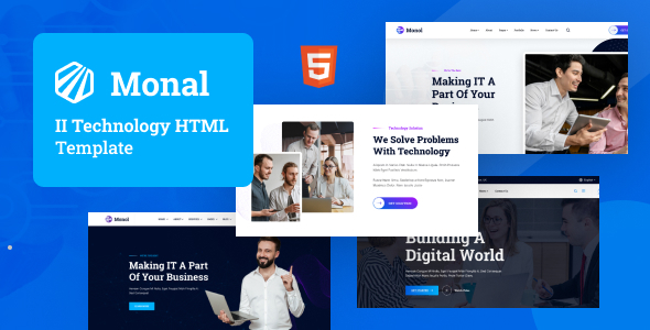 Monal v1.0 - IT service HTML Template