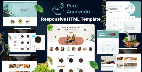 Pure Ayurveda v1.0 - Responsive HTML Template