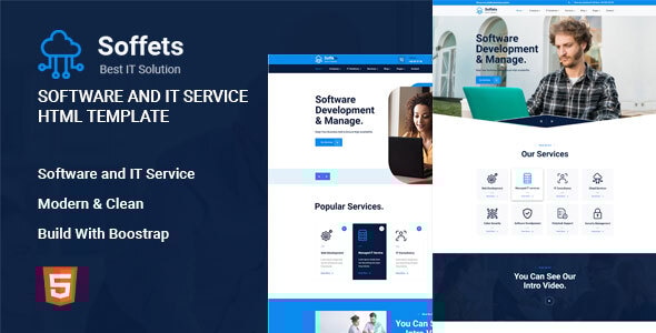 Soffets v1.0 - Software and IT Service HTML Template