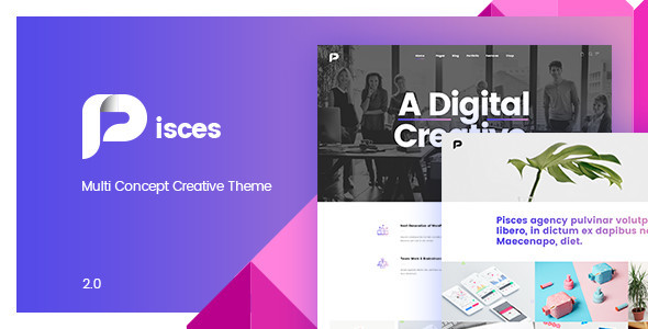 Pisces v2.2.0 - Multi Concept Creative Theme