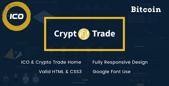 Crypto Trade v1.0 - ICO, Bitcoin and Cryptocurrency HTML Template