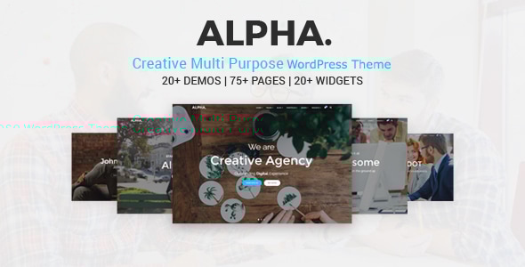 Alpha Dot v1.0 - Multi Purpose WordPress Theme