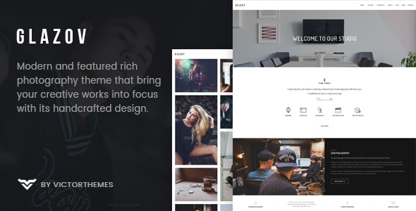 Glazov v1.7 - Photography WordPress Theme