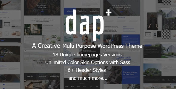 Dap v1.0 - Creative MultiPurpose WordPress Theme