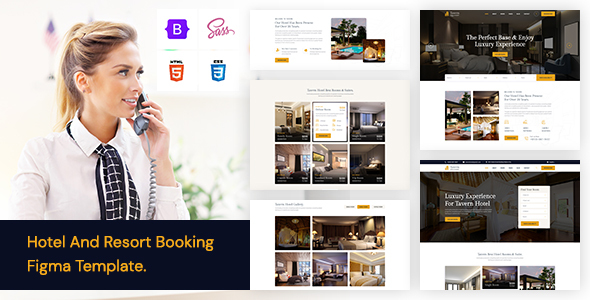 Tavern - Hotel & Resort Booking HTML5 Template