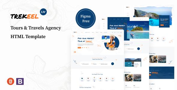 Trekee - Tours & Travels Agency HTML Template