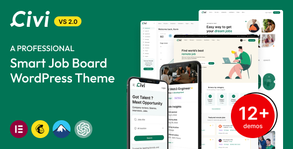 Civi v1.0.5 - Job Board WordPress Theme