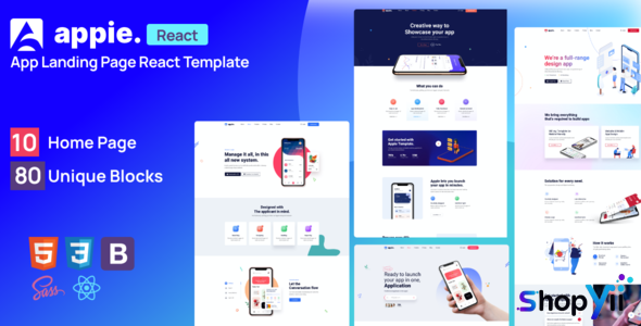 Appie v1.0 - React App Landing Page