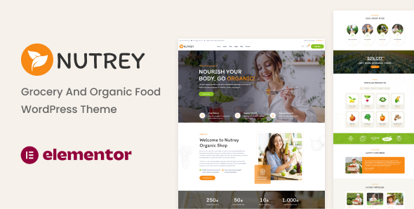 Nutrey v1.0.2 - Organic Food Shop WordPress Theme