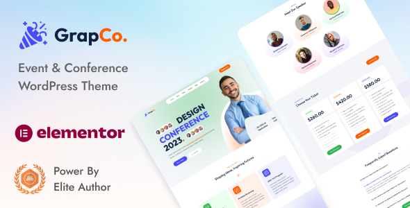 Grafco v1.0 - Event Conference WordPress Theme