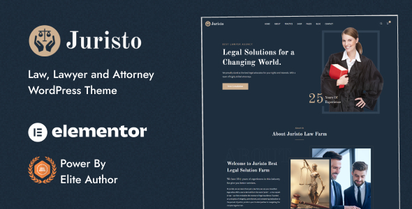 Juristo v1.0.1 - Lawyer & Attorney WordPress Theme