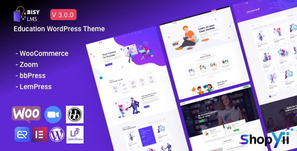 Bisy v2.5.2 - Education WordPress Theme