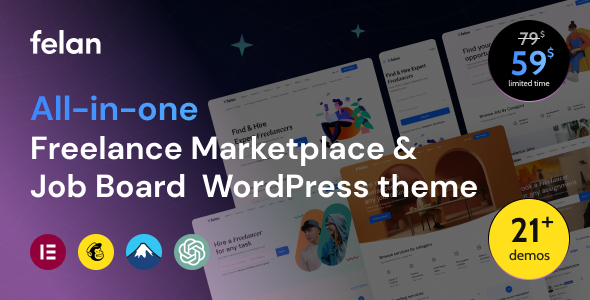 Felan v1.0.4 - Freelance Marketplace and Job Board WordPress Theme