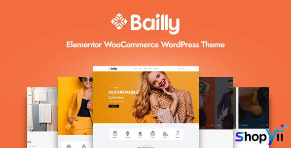 Bailly v1.0.2 - Elementor WooCommerce WordPress Theme