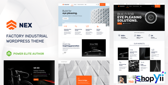 Nex v14.1 - Factory & Industrial WordPress