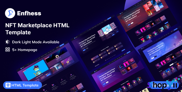 Enfhess v1.0 - NFT Marketplace HTML Template