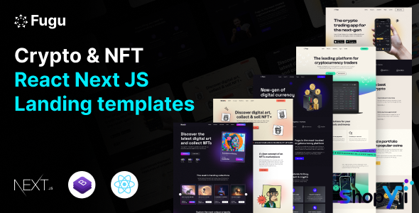 Fugu - NFT & Crypto React Next js Template