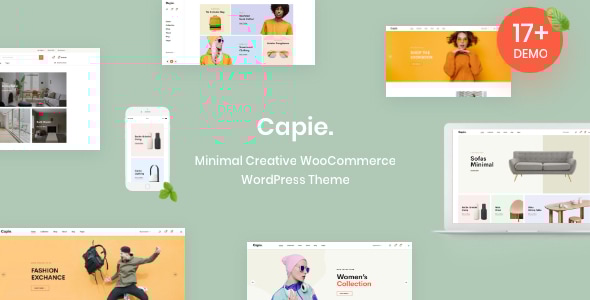 Capie v1.0.19 - Minimal Creative WooCommerce WordPress Theme