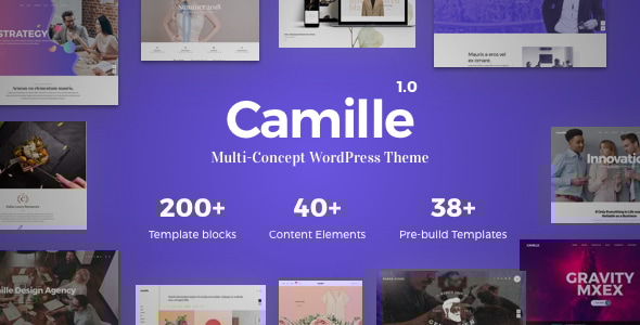 Camille v1.1.1 - Multi-Concept WordPress Theme
