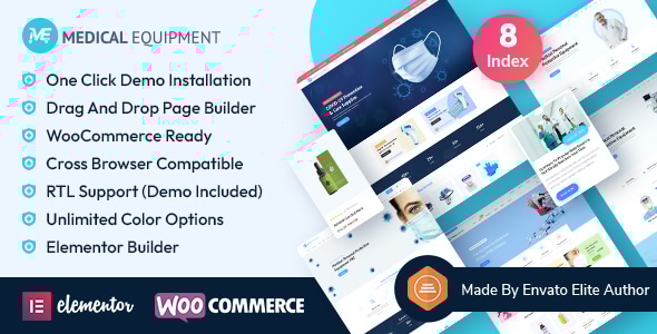 Medical Equipment v1.0.1 - eCommerce WordPress Theme