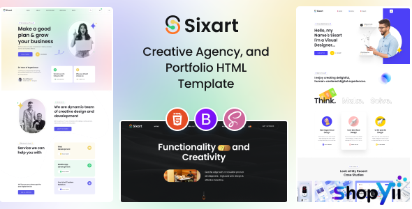 Sixart - Digital Agency HTML Template