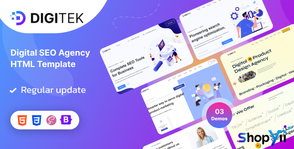 Digitek v1.0 - SEO Service HTML Template