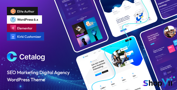 Cetalog v1.0.2 - Marketing & SEO Agency WordPress Theme
