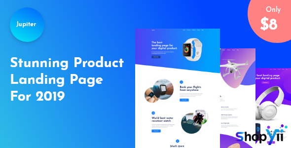 Jupiter - Product Landing Page