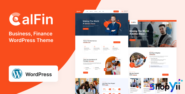 Calfin v1.0.1 - Business Finance WordPress Theme