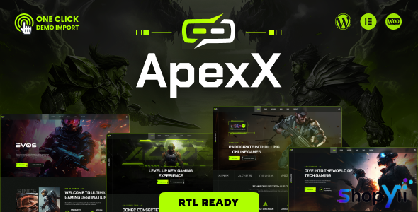 ApexX v1.0.1 - Esports & Gaming WordPress