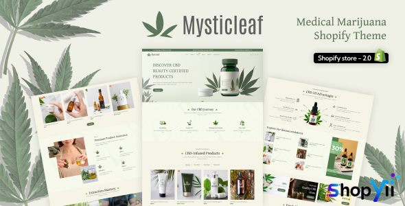 Mysticleaf v1.0 - Medical Marijuana Shopify Store