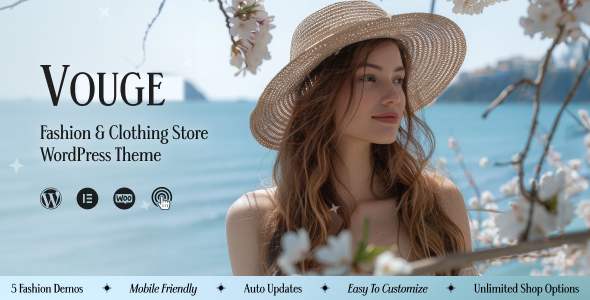 Vouge v1.0.2 - Fashion Clothing WordPress Theme