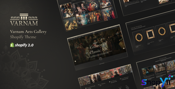 Varnam - Art eCommerce & Arts Store Shopify Theme