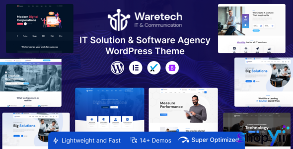 Waretech v1.0.4 - IT Solutions & Technology WordPress Theme