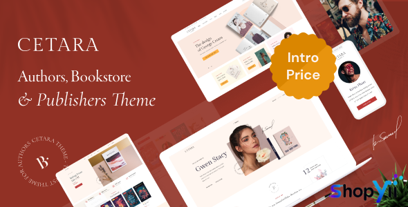 Cetara v2.0 - Beautiful WordPress Theme for Authors