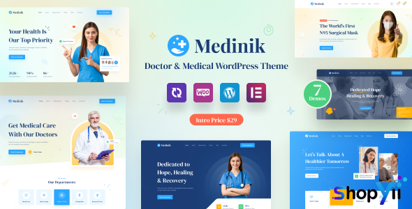 Medinik v1.2.1 - Doctor & Medical WordPress Theme