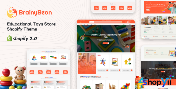 Brainybean v1.0 - Education Toys Store Shopify Theme